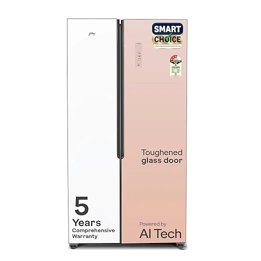 Godrej RS EONVELVET 646C RIT OP RS 600 L Side by Side Door Refrigerator