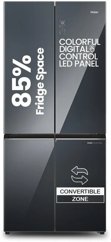 Haier HRB-600MGU1 520 L 3 Star French Door Lumiere Refrigerator