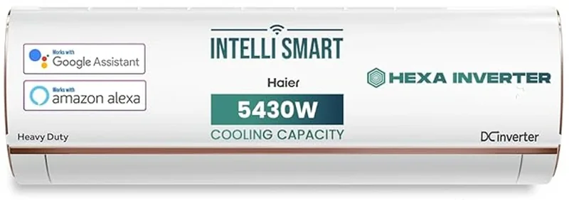 Haier HSU19K-PYFR5BN-INV 1.6 Ton 5 Star 2024 Inverter Split AC
