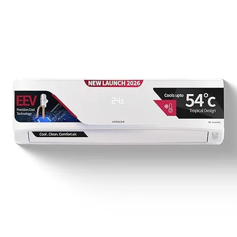 Hitachi RAS.V512PCDIBT 1 Ton 5 Star Inverter Split AC