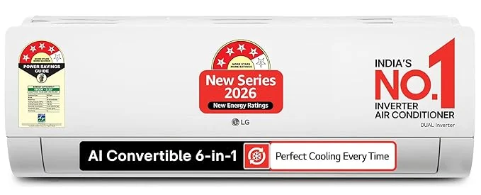 LG AS-Q13JNYE 1 Ton 4 Star 2026 Inverter Split AC