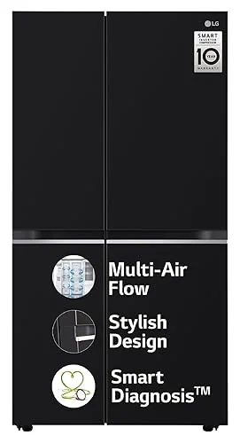 LG GL-B257HWBY 655 L 3 Star Side By Side Refrigerator