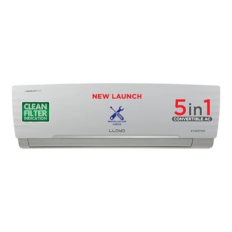Lloyd GLS18I5KWGGW 1.5 Ton 5 Star 2025 Inverter Split AC