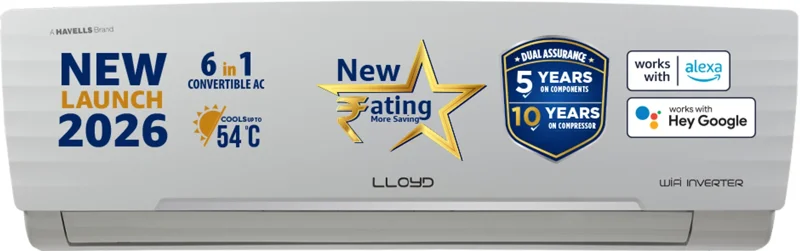 Lloyd GLS18V3AGGSC 1.5 Ton 3 Star 2026 Inverter Split AC