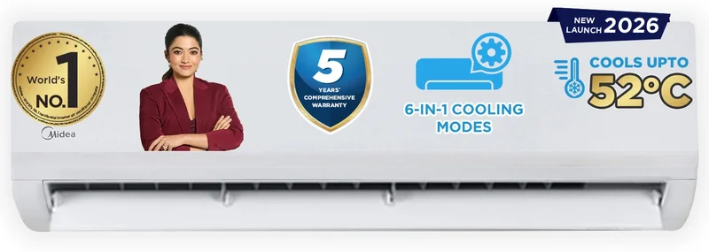 Midea MAI18SR5R36F0 1.5 Ton 5 Star 2026 Inverter Split AC