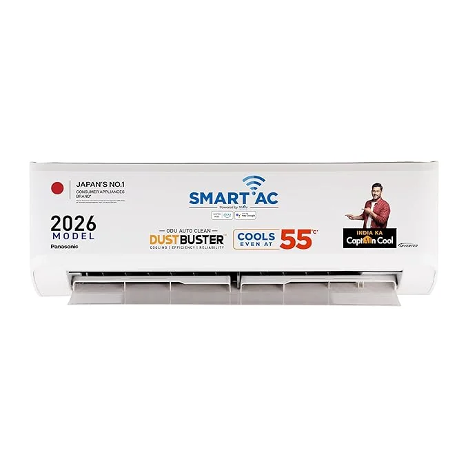Panasonic CS/CU-NU12BKY4W 1 Ton 4 Star 2026 Inverter Split AC