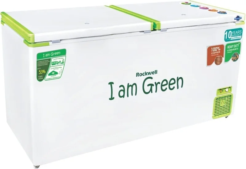 Rockwell GFR550DDUC 480 L Double Door Deep Freezer