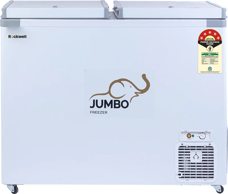 Rockwell OCF350DDU5S 308 L Double Door Deep Freezer