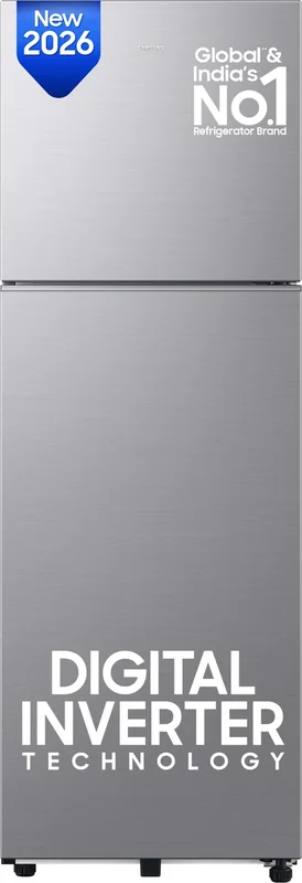 Samsung RT40H30W2Q 256 L 2 Star Double Door Refrigerator