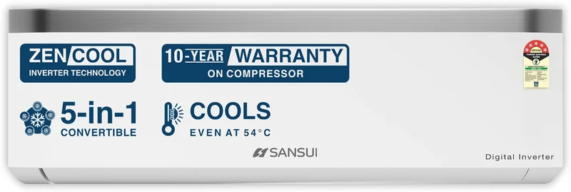 Sansui JSP185SI24A1 1.5 Ton 5 Star 2025 Inverter Split AC