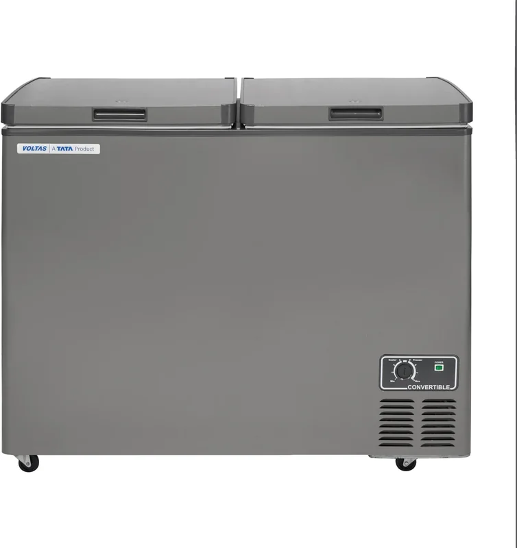 Voltas CVF321DA5-W1-GW 303 L Double Door Deep Freezer